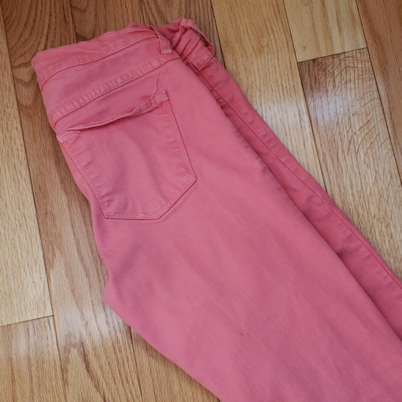 Flying Monkey Skinny Jeans in Coral - Picture 8 of 8